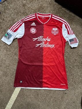 Adidas Red Portland Timbers Jersey